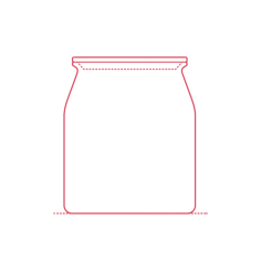 Objects Jars Tins Ikea 365 Jar 112 Oz Craft Design Svg File, Free Vectors File